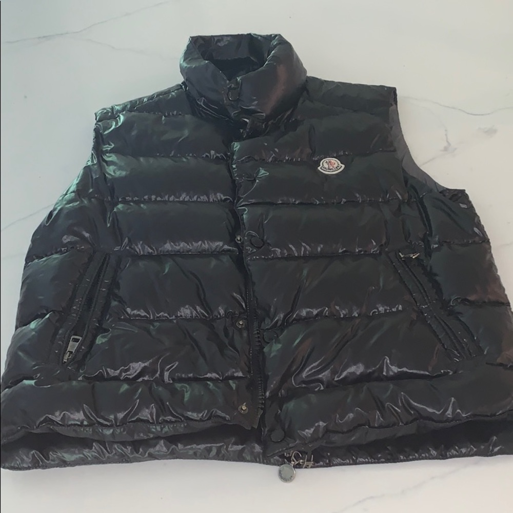 Moncler Black Puffy Vest